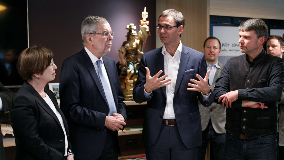 Bundespräsident Van der Bellen in Lustenau