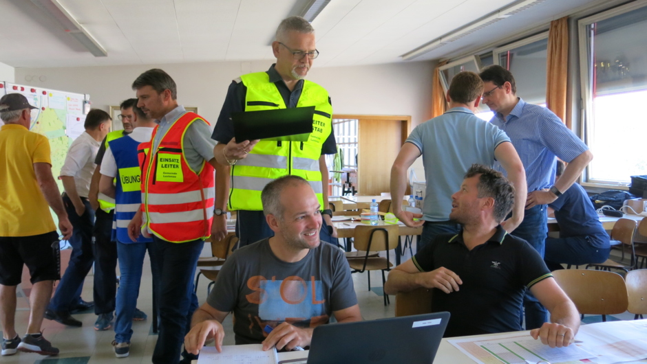 IMG_1053++ÜBUNG++ Hochwasser Einsatzleitung Lustenau