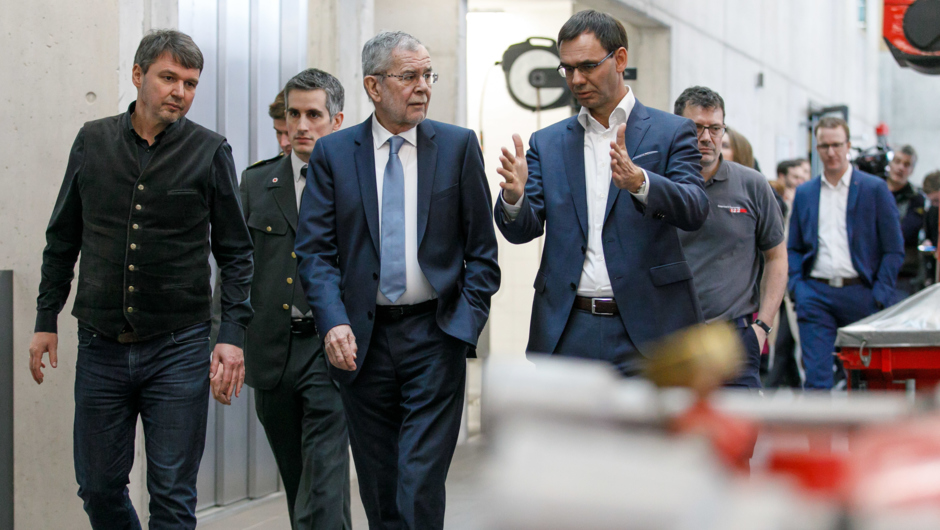 Bundespräsident Van der Bellen in Lustenau