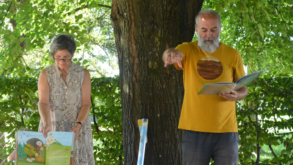 Eine spanische Stunde mit Gabi Rojas und Peter Ladstätter (c) Bibliothek Lustenau