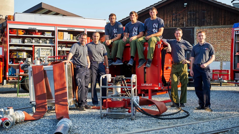 Die Feuerwehr Lustenau war ebenfalls vertreten