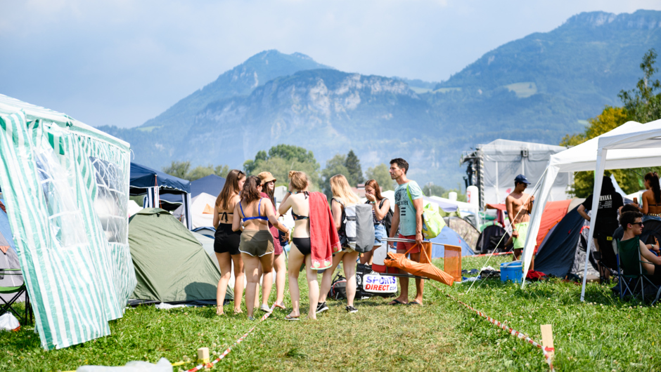 Szene Openair 2018 camping