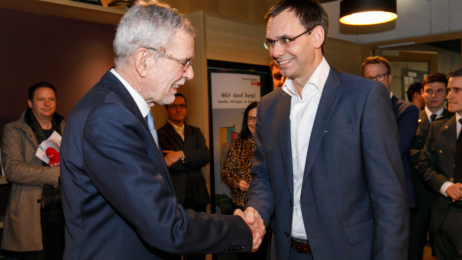 Bundespräsident Van der Bellen in Lustenau