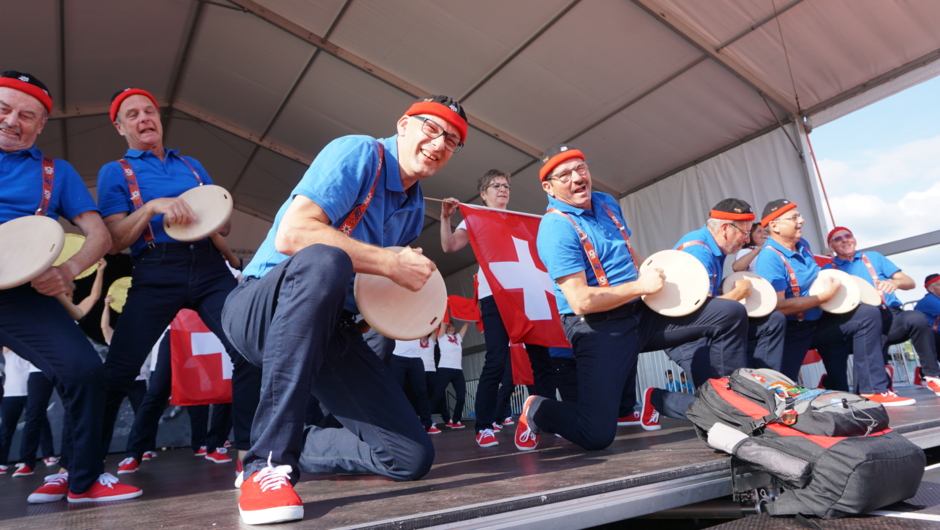 Swiss Gymnastic Group bei der Gymnaestrada