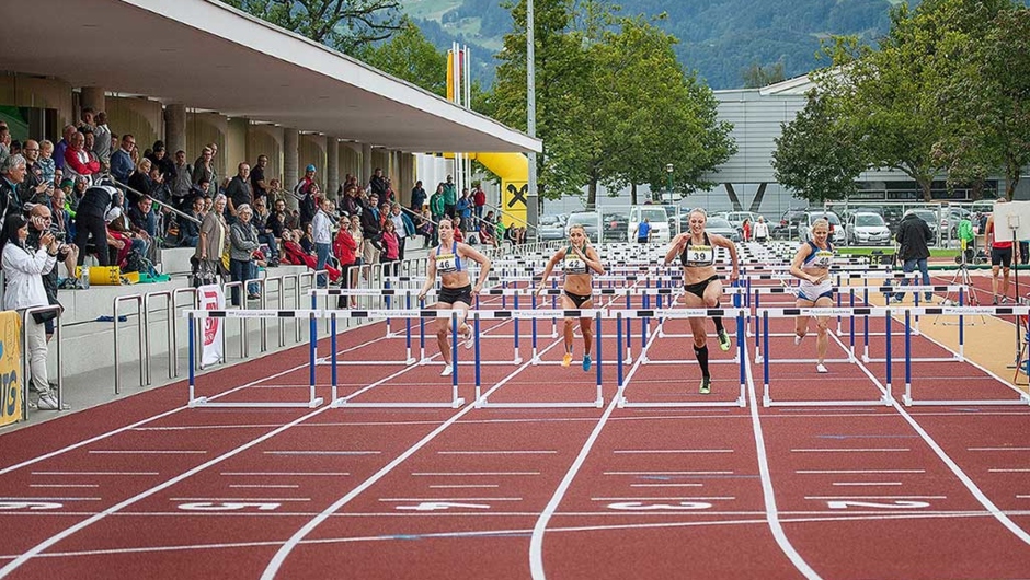 ÖM Leichathletik 2014, Parkstadion Lustenau ÖM Leichathletik 2014, Parkstadion Lustenau