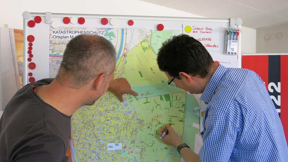 ++ÜBUNG++ Hochwasser Einsatzleitung Lustenau ++ÜBUNG++ Hochwasser Einsatzleitung Lustenau