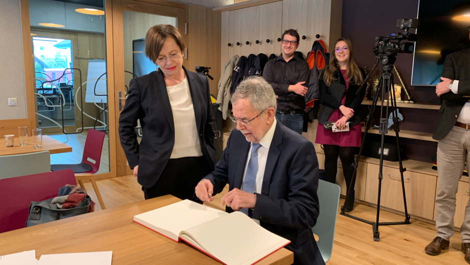 Bundespräsident Van der Bellen in Lustenau