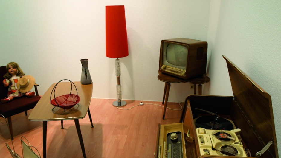 Ausstellungsansicht "Lustenau in den langen 50er Jahren" Ausstellungsansicht "Lustenau in den langen 50er Jahren"