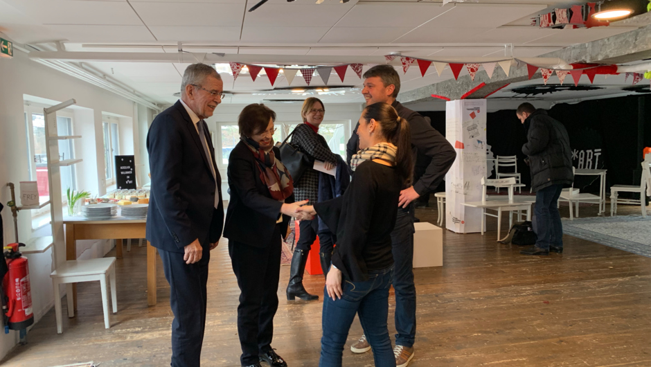 Bundespräsident Van der Bellen in Lustenau