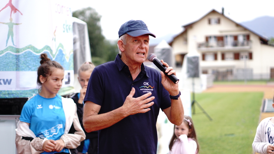 Johannes Grabher bei der Gymnaestrada