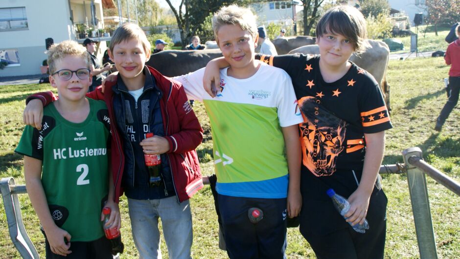 v.li. Julian, Felix, Justin, Matteo