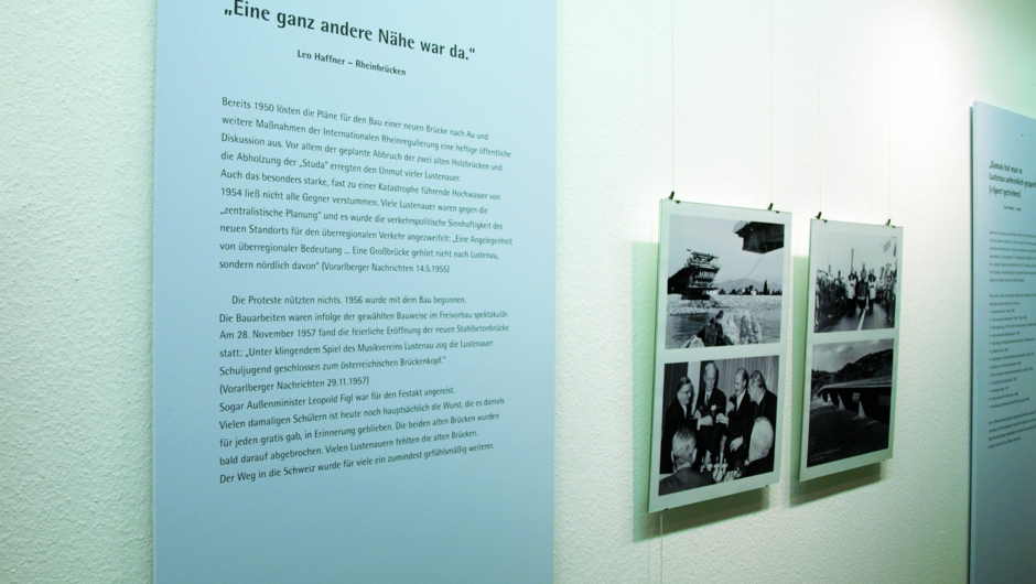 Ausstellungsansicht "Lustenau in den langen 50er Jahren" Ausstellungsansicht "Lustenau in den langen 50er Jahren"
