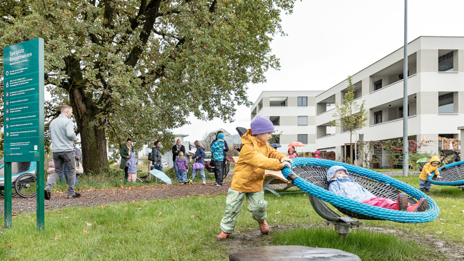 Spielplatz Bruggerwiesen Eröffnung