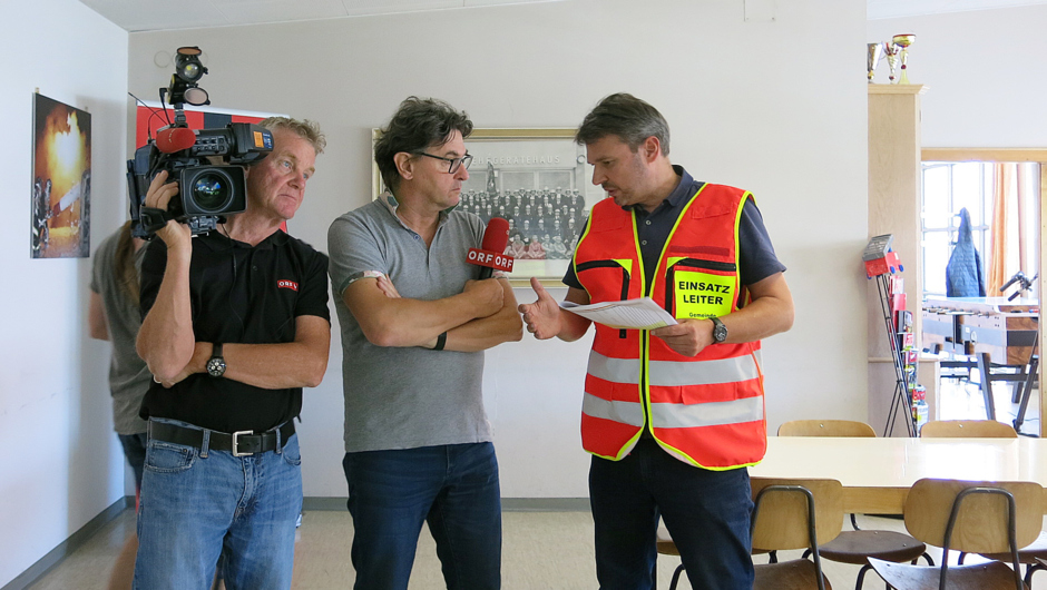 ++ÜBUNG++ Hochwasser Einsatzleitung Lustenau