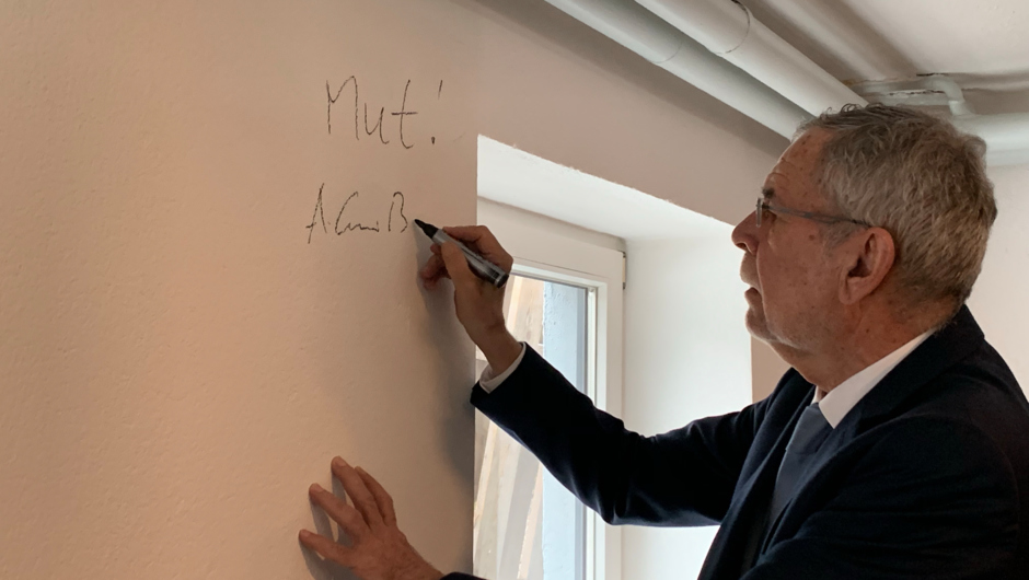 Bundespräsident Van der Bellen in Lustenau