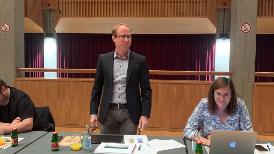 Mathias Blaser (ÖVP) wurde zum neuen Mobilitätsgemeinderat gewählt Mathias Blaser (ÖVP) wurde zum neuen Mobilitätsgemeinderat gewählt