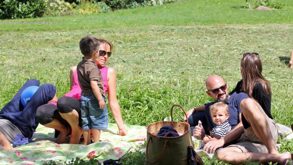Picknick Virglar Hoschtat bei der Fahrradparade