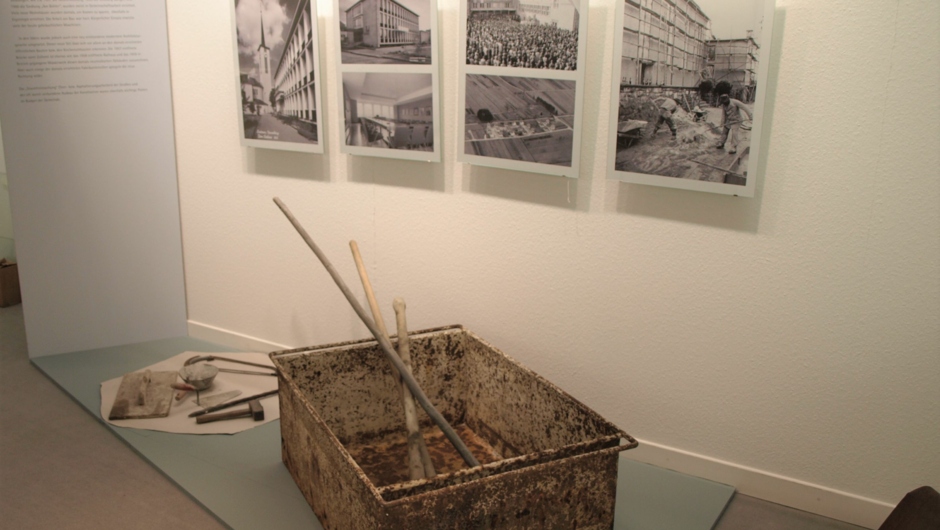 Ausstellungsansicht "Lustenau in den langen 50er Jahren" Ausstellungsansicht "Lustenau in den langen 50er Jahren"